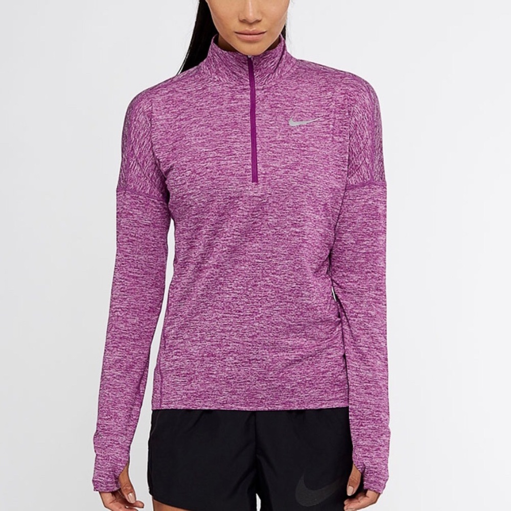 NWT Nike Dry Element Running Top Violet WMNS - Picture 2 of 8